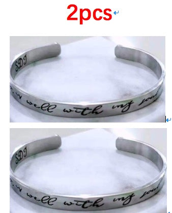 Mantra Bracelet With Quotes