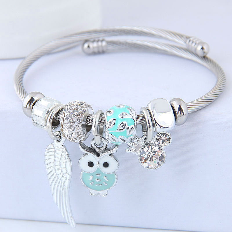 Angel Wings Pendant Bracelet