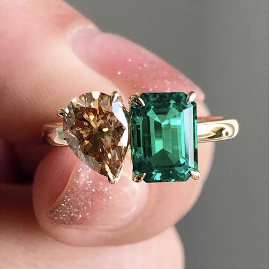 Square Stone Ring