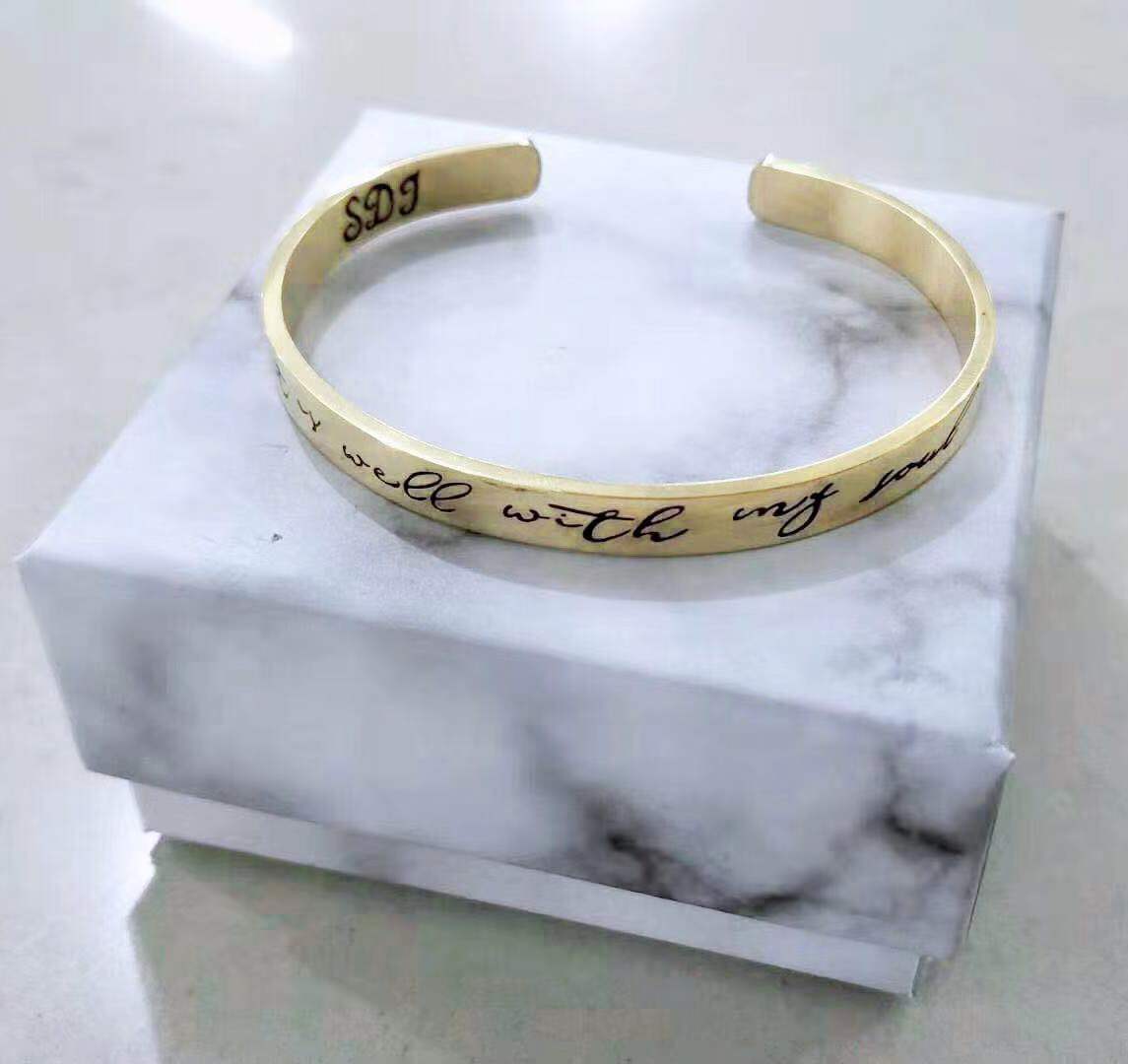 Mantra Bracelet With Quotes