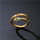 Gold Color Snake Ring