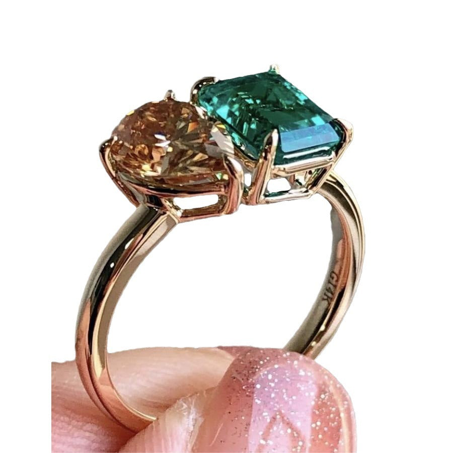 Square Stone Ring