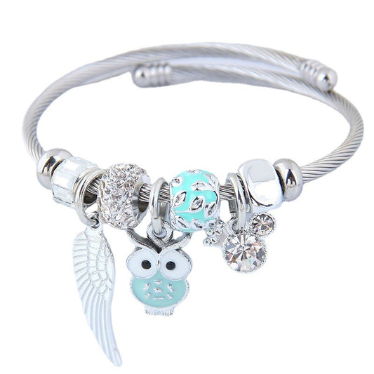 Angel Wings Pendant Bracelet