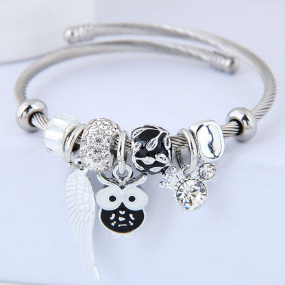 Angel Wings Pendant Bracelet