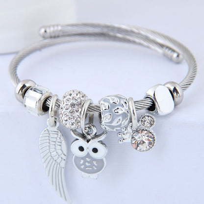 Angel Wings Pendant Bracelet