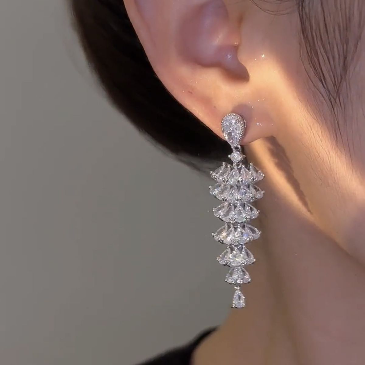 Tree Drop Earrings