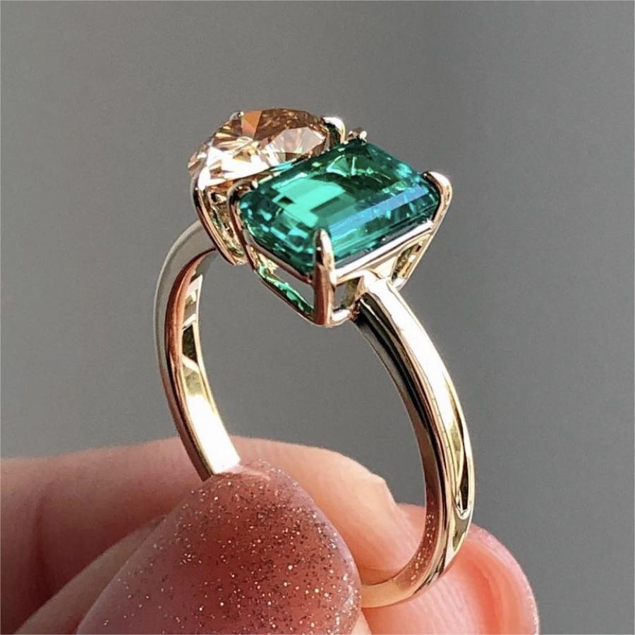 Square Stone Ring